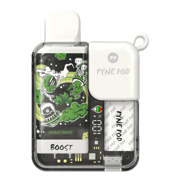 sweet mint disposable vape Sweet Mint - Pyne Pod Boost 8500