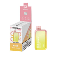 Peach Mango RabBeats RC10000 disposable vape packaging 