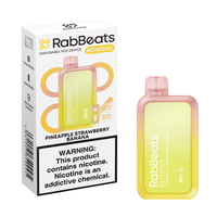 Pineapple Strawberry Banana RabBeats RC10000 disposable vape packaging 