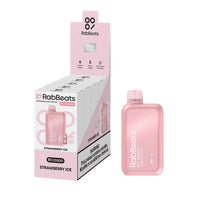 Strawberry Ice Rabbeats RC10000 -disposable vape packaging 