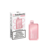 Strawberry Ice Rabbeats RC10000 disposable vape packaging