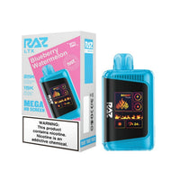 Blueberry Watermelon Raz LTX 25K disposable vape packaging