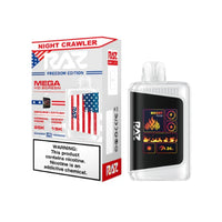 Night Crawler (Freedom Edition) Raz LTX 25K disposable vape packaging