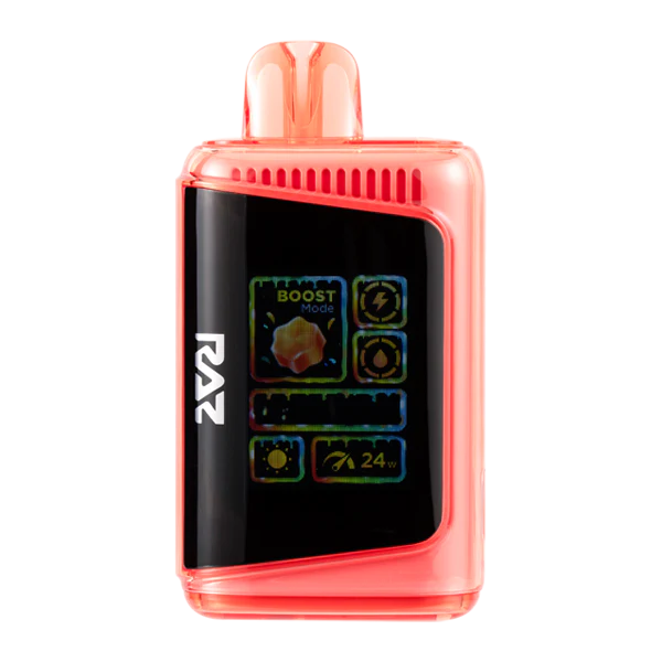 Strawberry Peach Gush Disposable Vape - Raz LTX 25K (Gush Edition) 