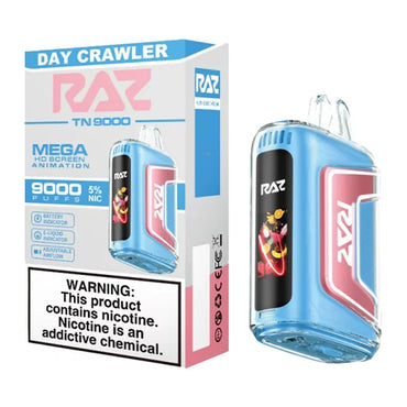 Day Crawler Raz TN9000 disposable vape packaging