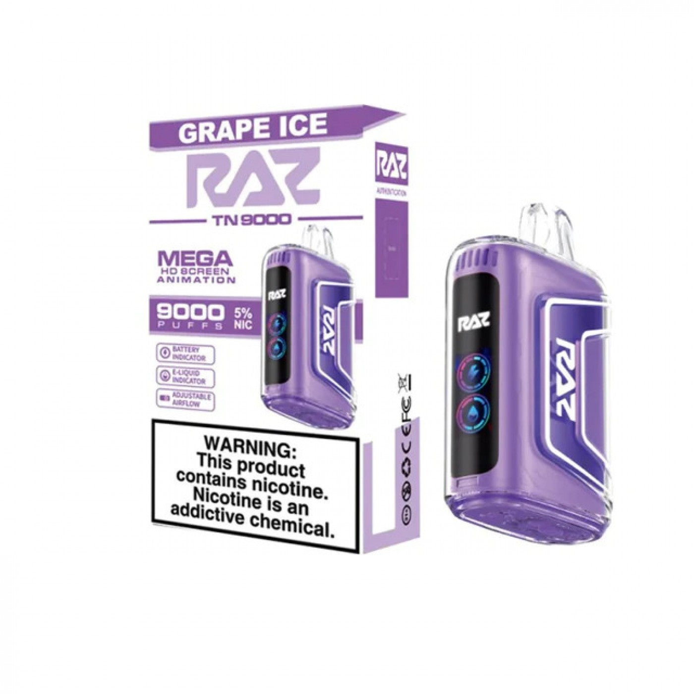 Grape Ice - Raz TN9000