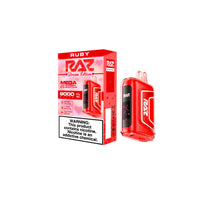 Ruby Raz TN9000 disposable vape packaging
