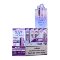 Violet Raz TN9000 disposable vape packaging