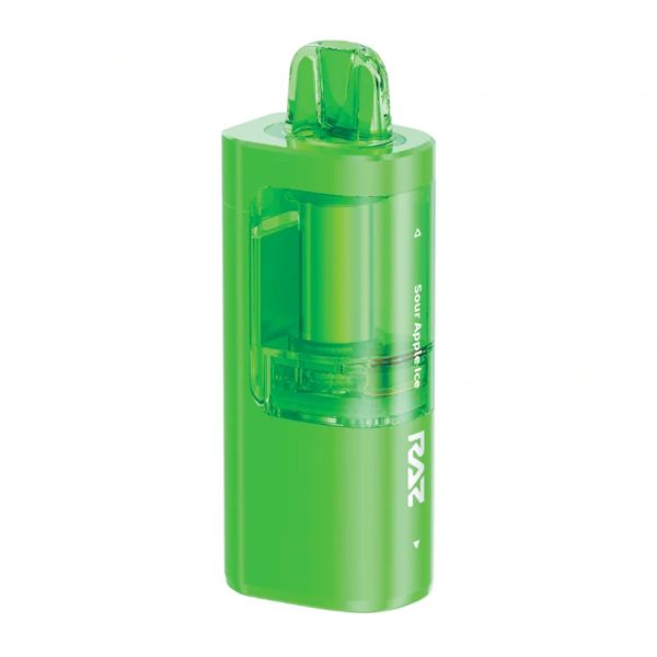 Sour Apple Ice Disposable Vape RAZ VUE 50k Pod
