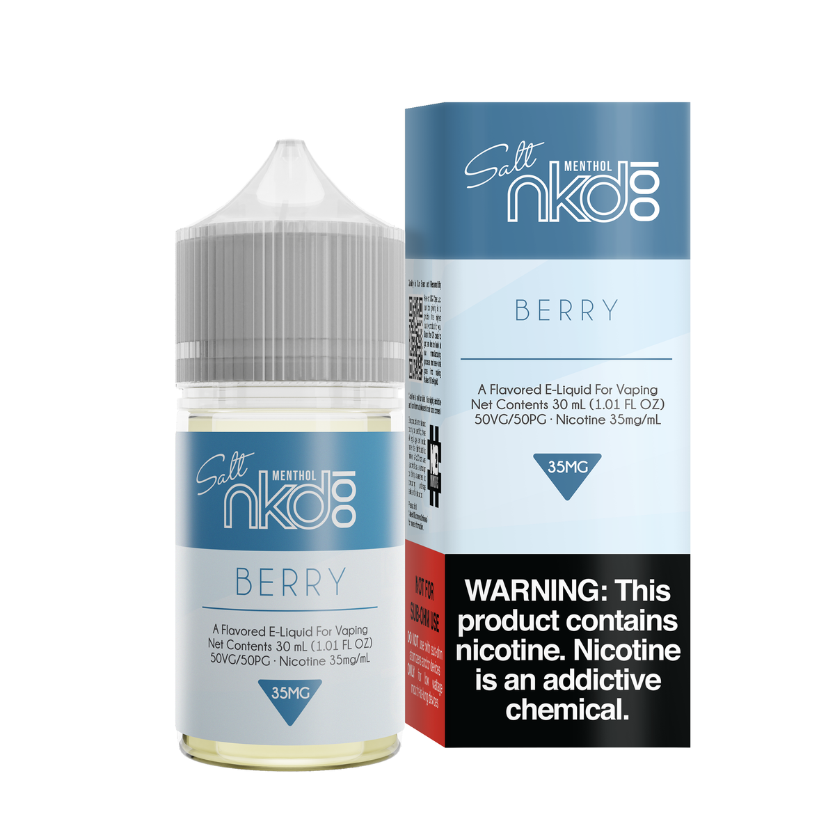 Berry (Very Cool) by Naked 100 Menthol 60ml - Black Coral