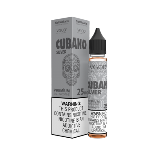 Cubano Silver - VGOD SaltNic Labs E-Liquid 25mg | Online Vape Shop