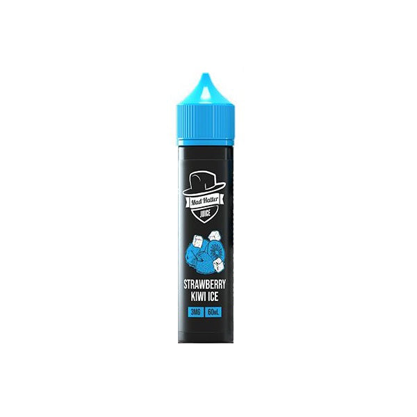 Strawberry Kiwi Ice by Mad Hatter 60mL - Black Coral