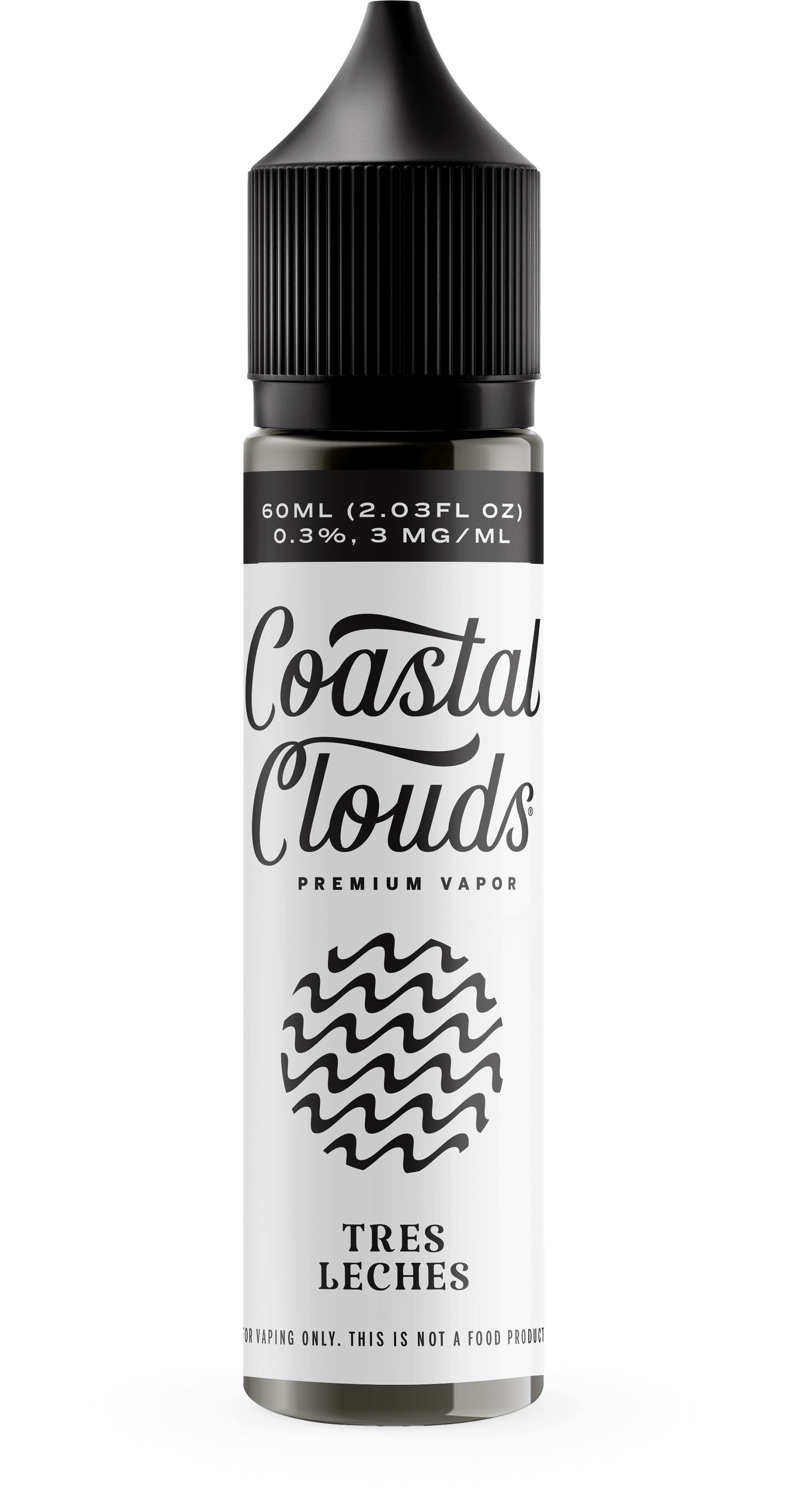 Tres Leches by Coastal Clouds E-Liquid 60ml - Black Coral