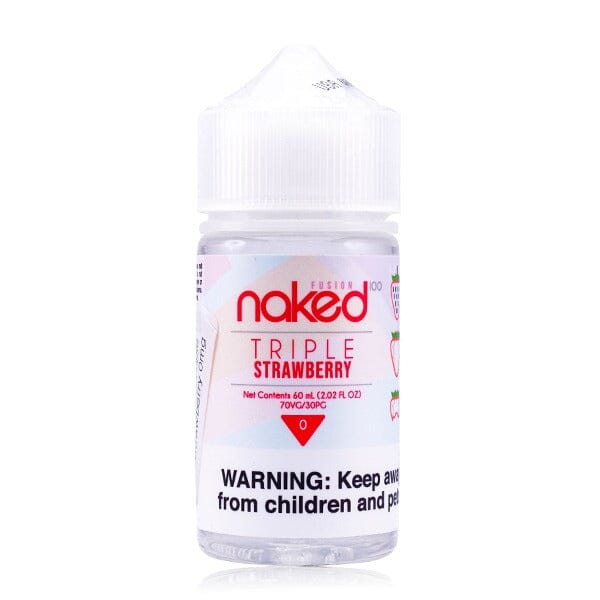 Triple Strawberry by Naked 100 60ml - Black Coral