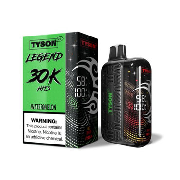 Watermelon Tyson 2.0 Legend 30K disposabe vape packaging 