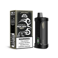 Apple Peach Tyson 2.0 Iron Mike disposable vape packaging 
