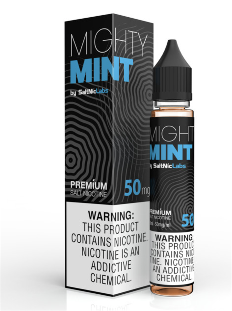 Might Mint VGOD SaltNic Labs 50mg E-Liquid packaging