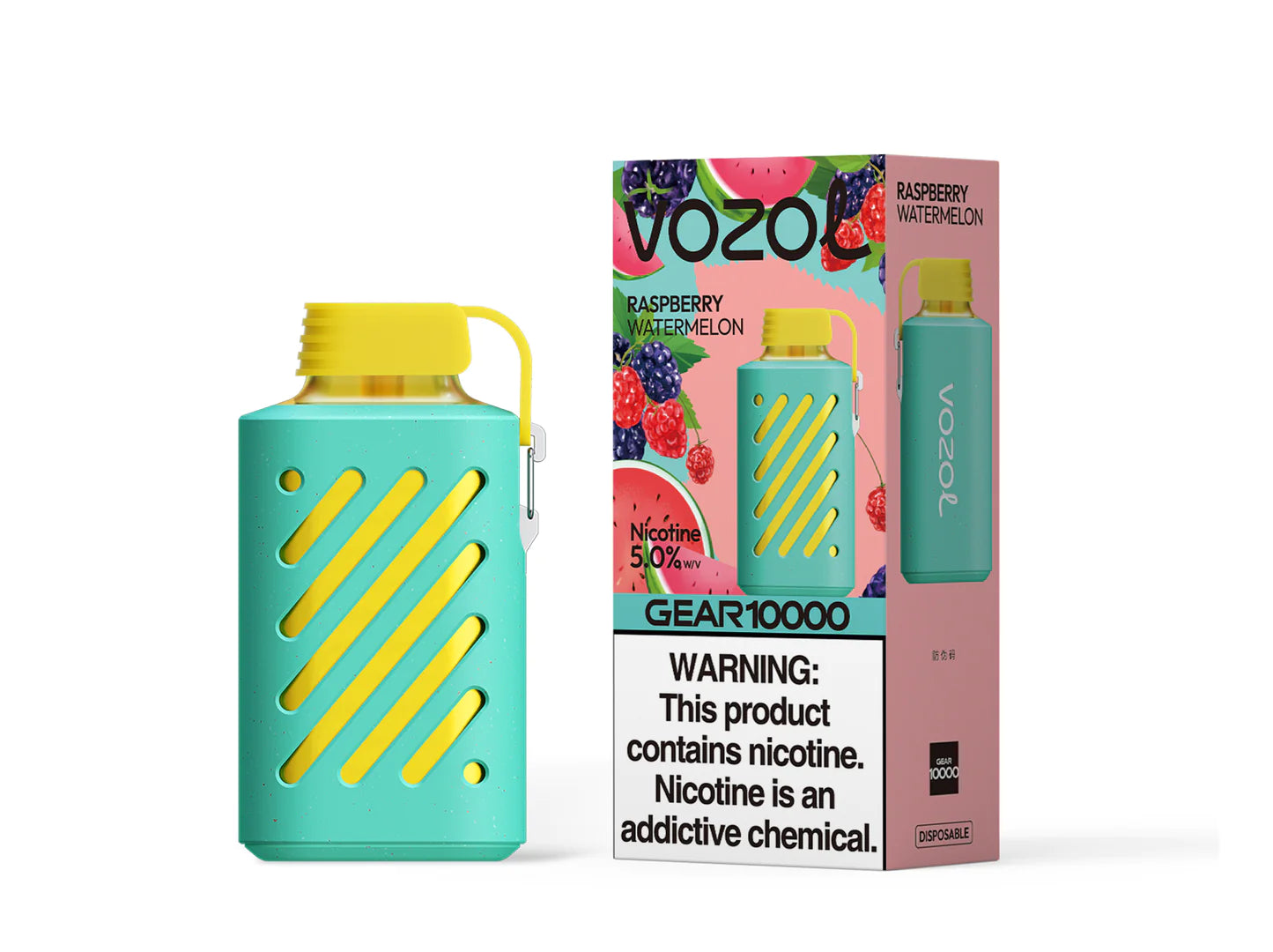 Raspberry Watermelon - Vozol Gear 10000 | Online Vape Shop Raspberry Watermelon - Vozol Gear 10000 | Online Vape Shop