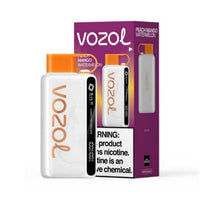 Peach Mango Watermelon Vozol Star 9000 disposable vape packaging